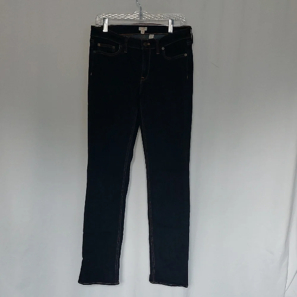 J. Crew Stretch‎ Women's Navy Straight Leg Jeans Size 29R